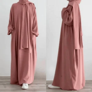 Kaftan Abaya Flamingo