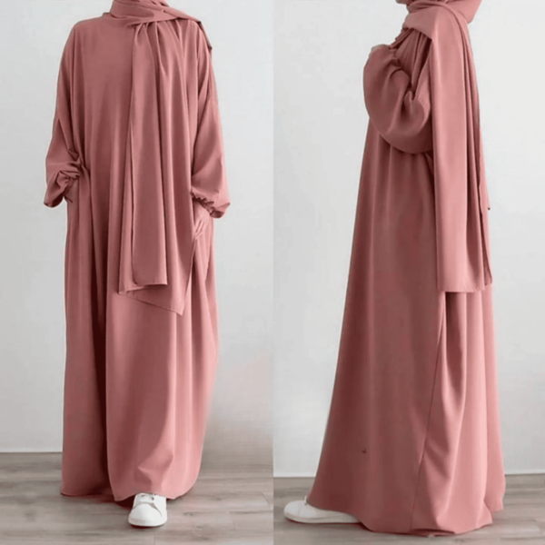 Kaftan Abaya Flamingo