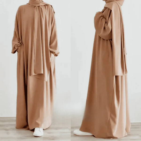 Kaftan Abaya Gestnut Lite
