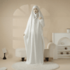 Premium Full Length Jilbab White Color bk