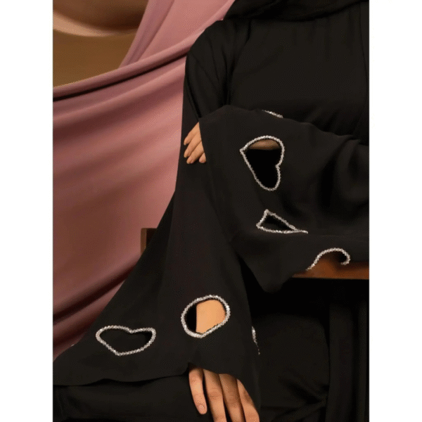 Heart Trendy Abaya - Designer Abaya