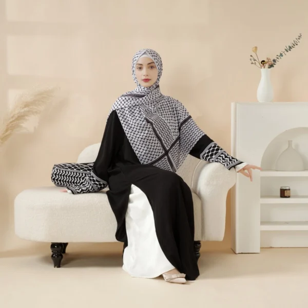 Palestinian Keffiyeh Abaya - Image 15