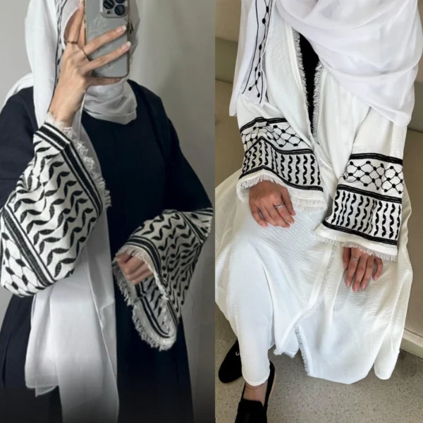 Palestinian Keffiyeh Abaya - Image 19