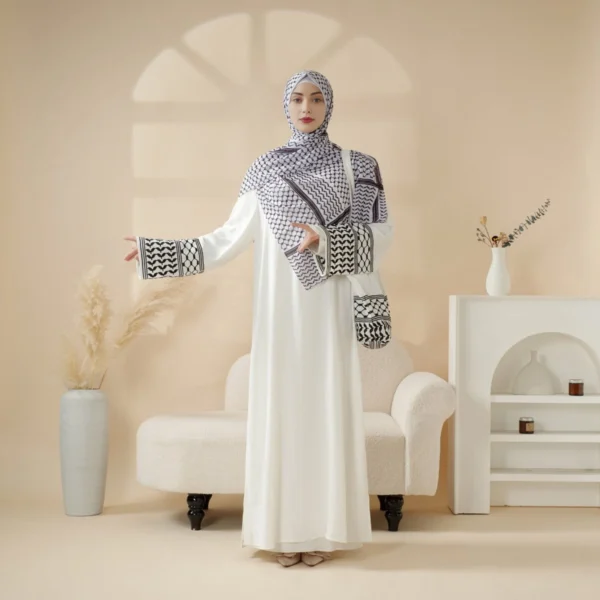 Palestinian Keffiyeh Abaya - Image 2