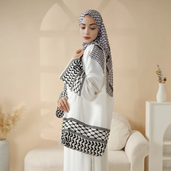 Palestinian Keffiyeh Abaya - Image 5