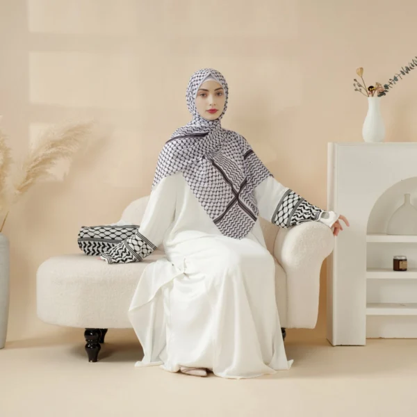 Palestinian Keffiyeh Abaya - Image 6