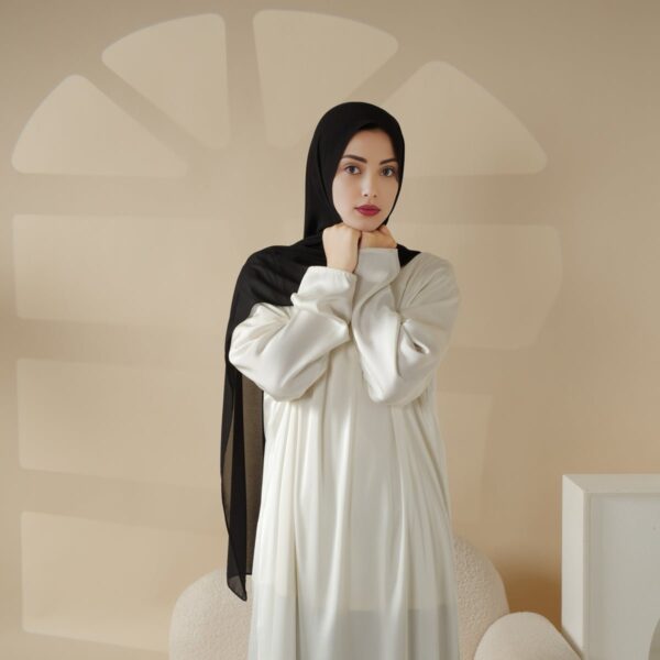 Plain Chiffon Shawl, Extra Fine Chiffon Hijab - Image 6