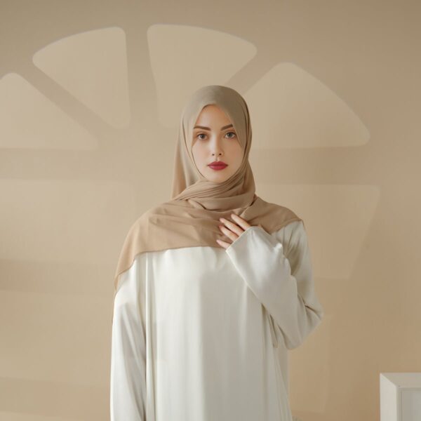 Plain Chiffon Shawl, Extra Fine Chiffon Hijab - Image 3