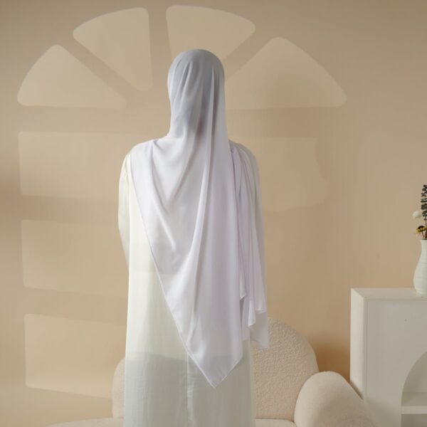 Plain Chiffon Shawl, Extra Fine Chiffon Hijab - Image 10